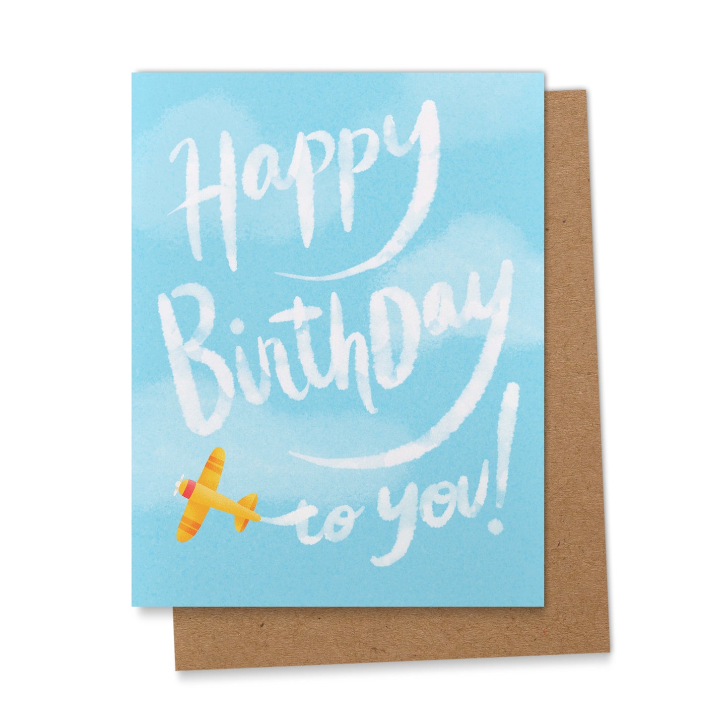 Clouds in the Sky Spring Birthday Greeting Card