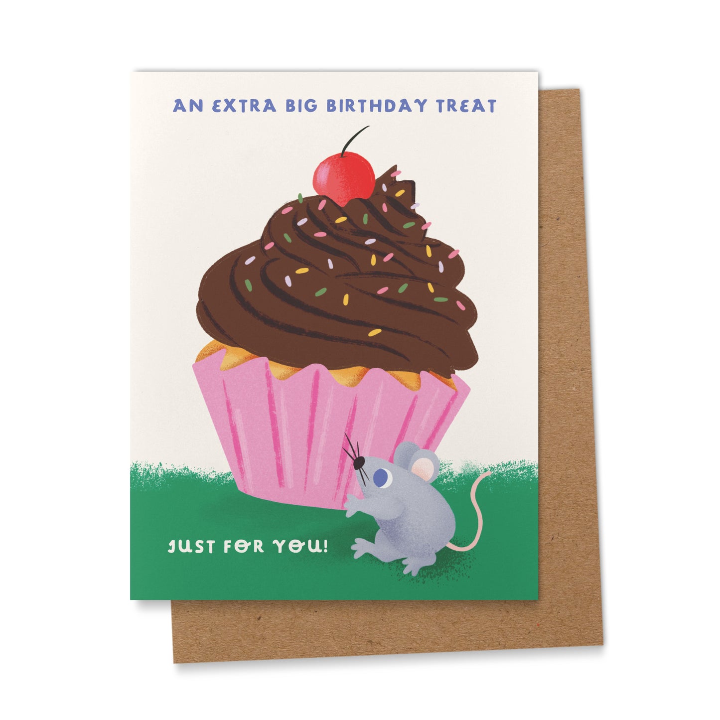 An Extra Big Birthday Treat Greeting Card