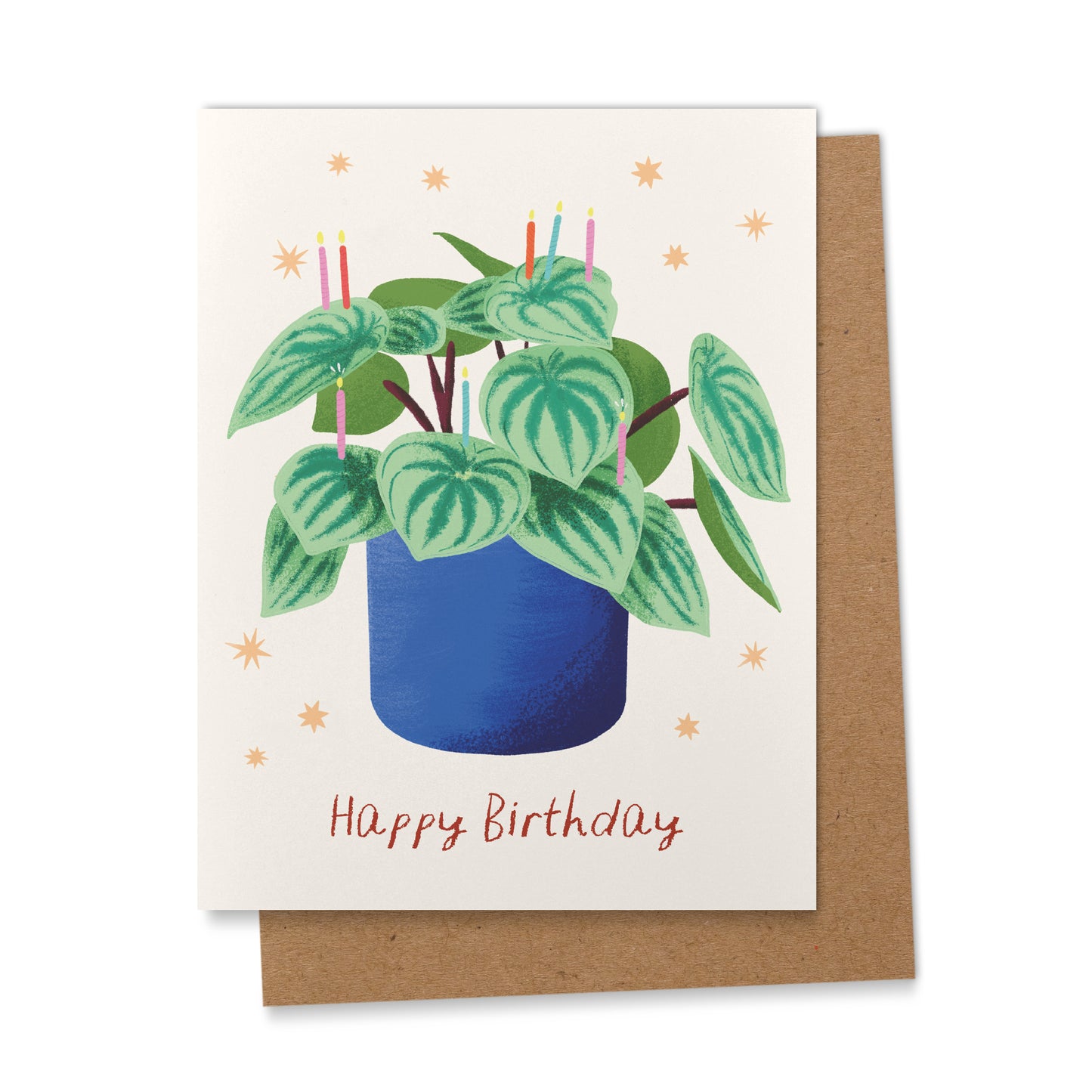 Houseplant Birthday Greeting Card