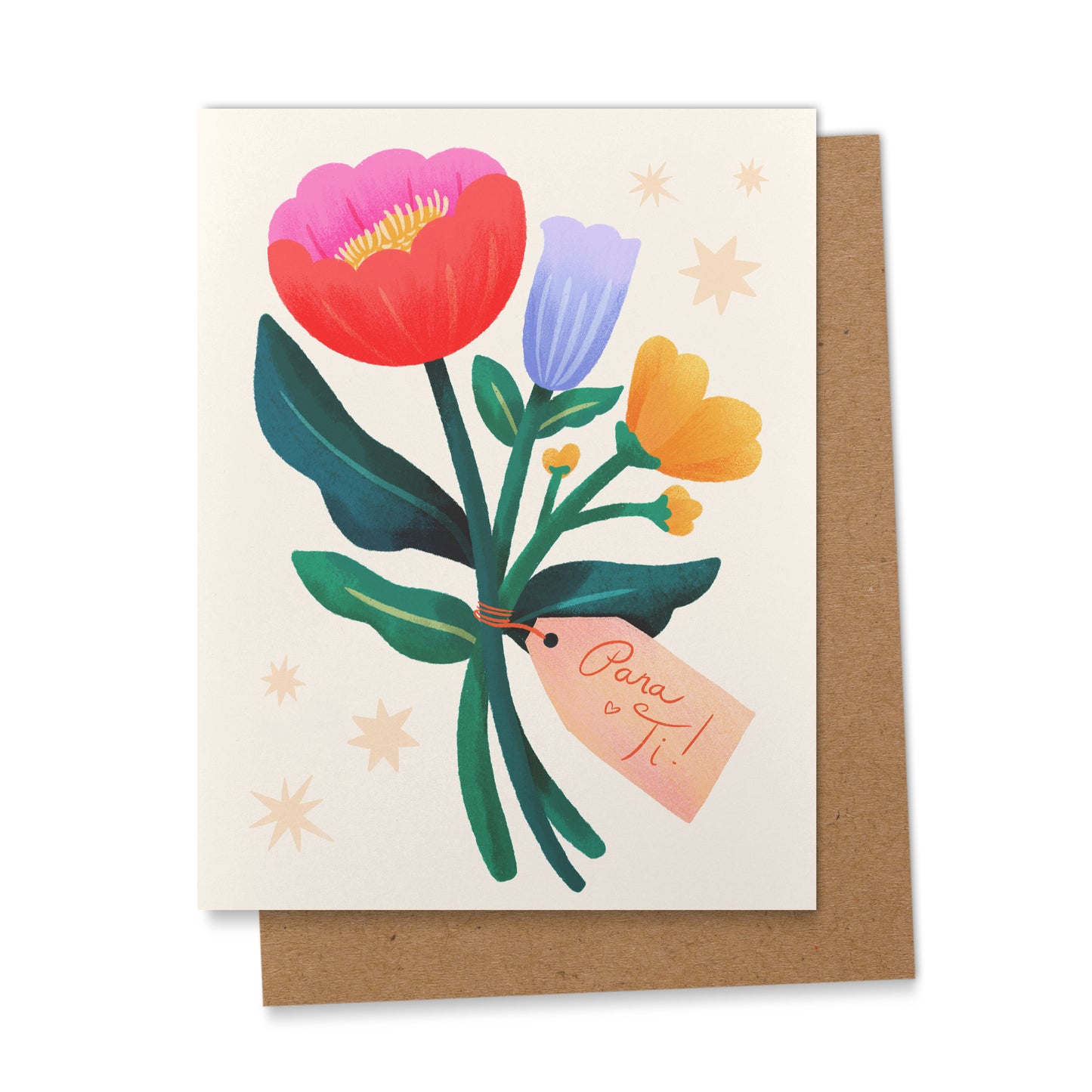 Flores Para Ti - Spring Spanish Floral Greeting Card