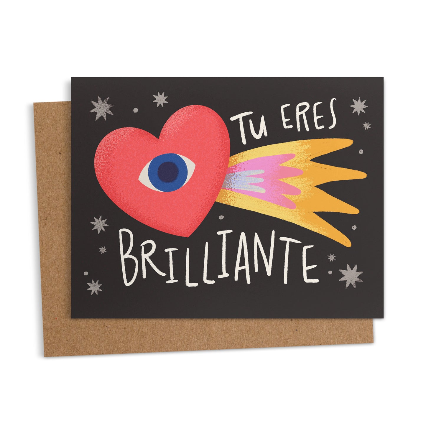 Tu Eres Brilliante Spanish Valentine's Day Greeting Card