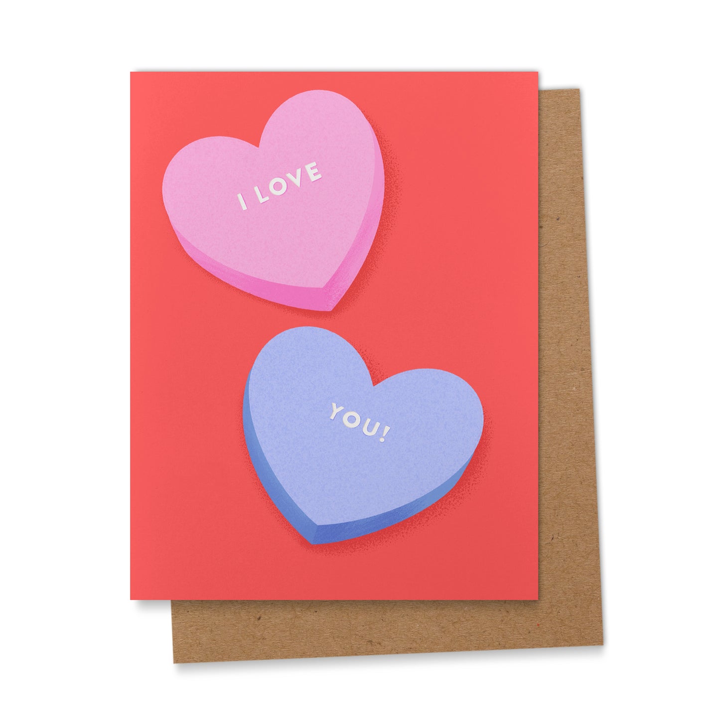 Conversation Hearts Valentine's Day Greeting Card