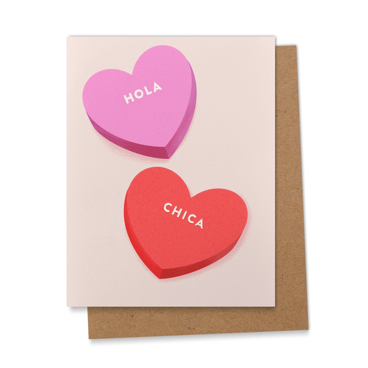 Hola Chica Spanish Galentine's Day Greeting Card