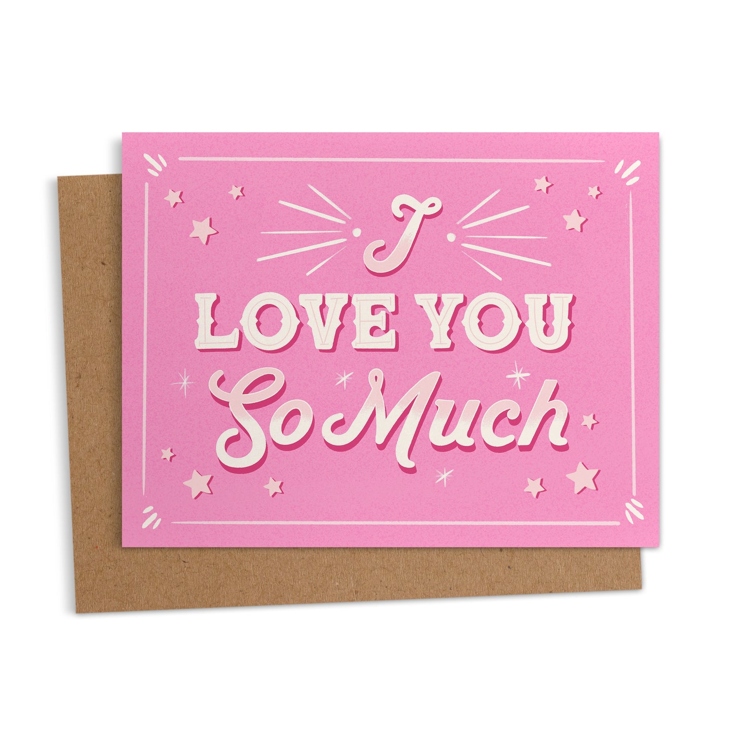 I love You So Much Valentine's Greeting Card