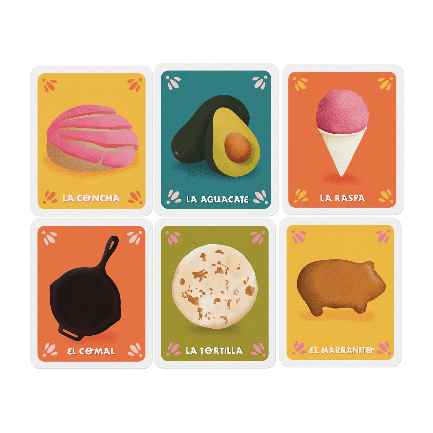 Lotería Vinyl Sticker Pack of 6