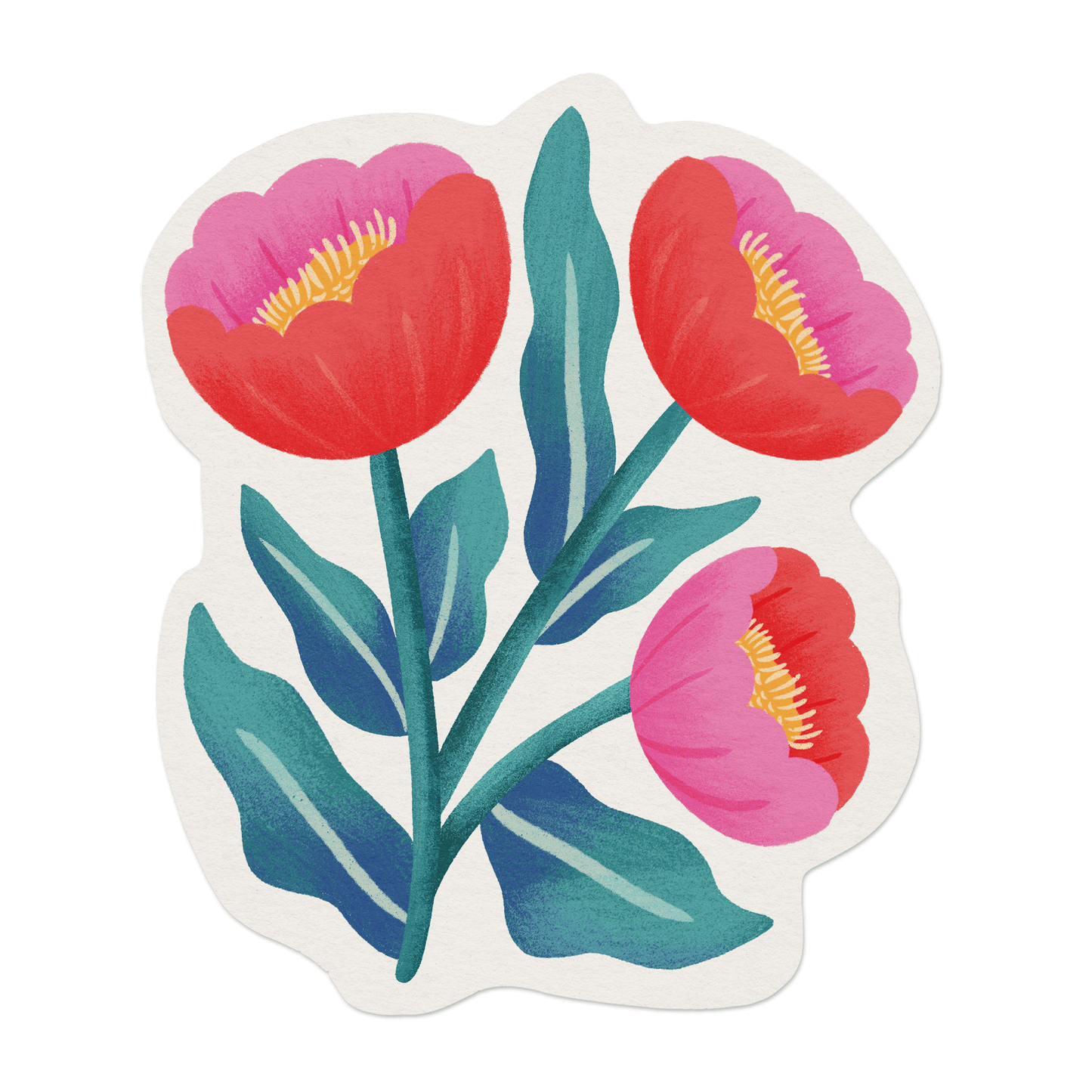Flores - Spring Floral Vinyl Sticker