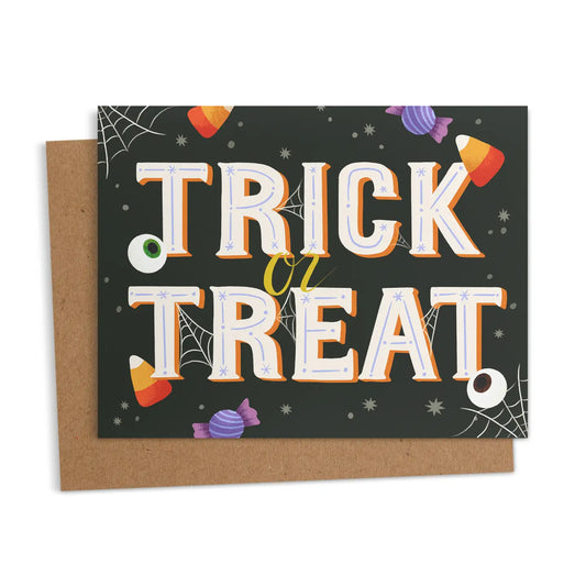 Trick or Treat Halloween Greeting Card