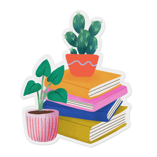 Plantitas y Libros -  Bookish Vinyl Sticker