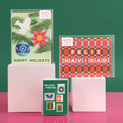 Mini Felices Fiestas Set of 8 Holiday Cards