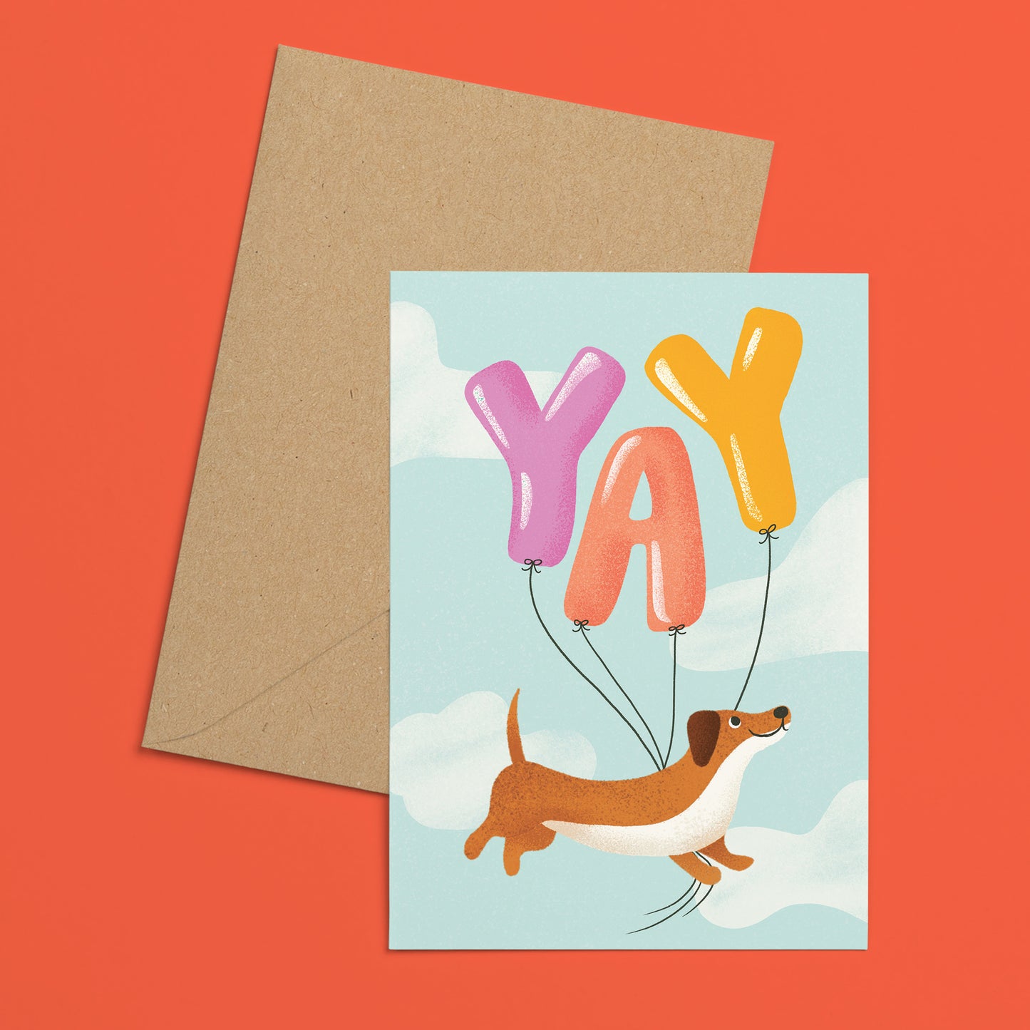 Carried Away Greeting Card