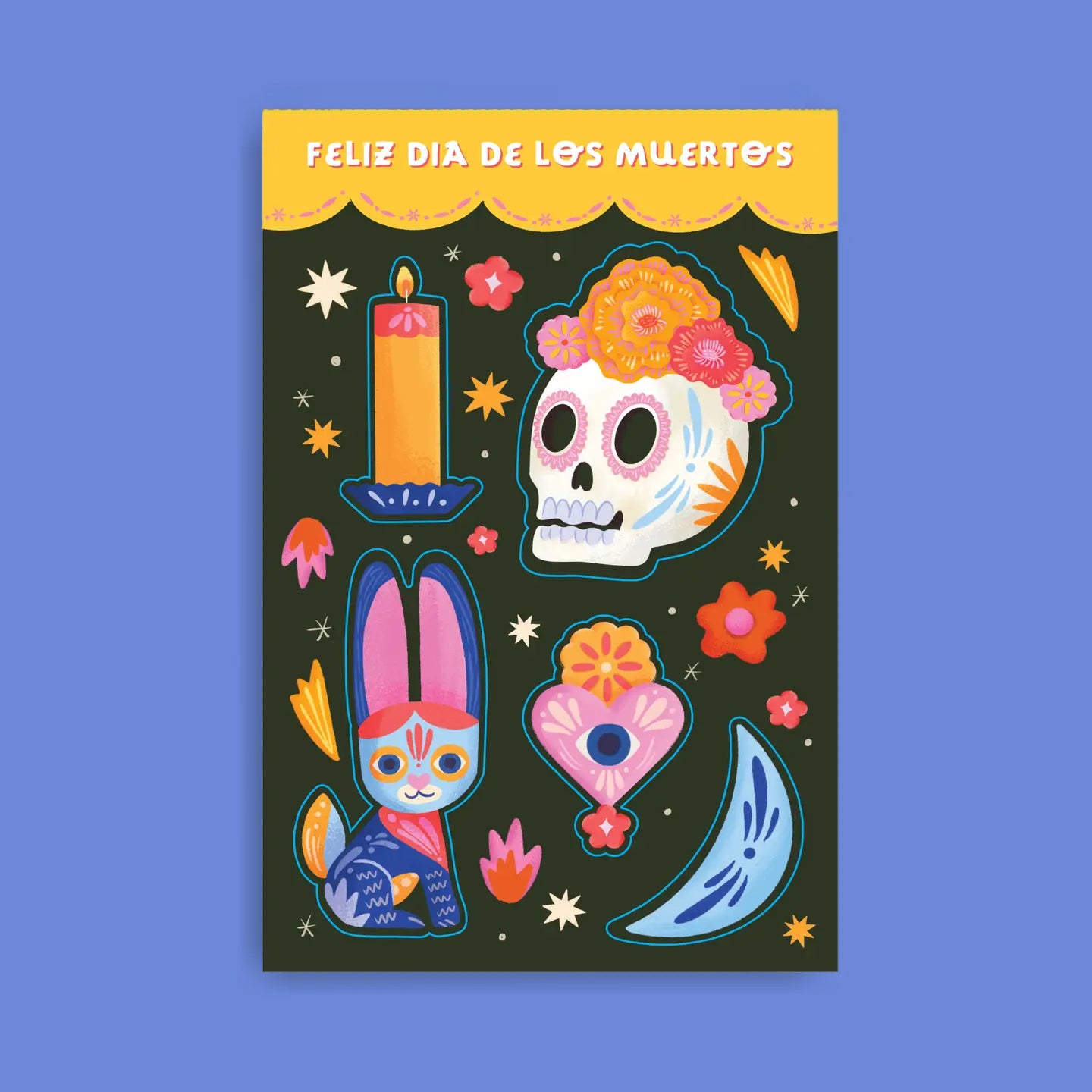 Dia de los Muertos Sticker Sheet