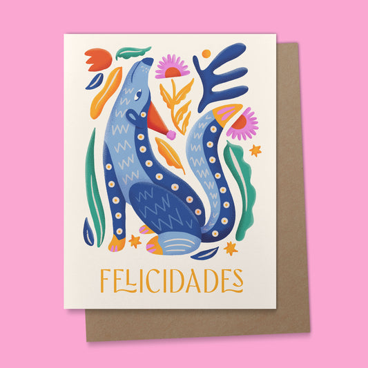 Felicidades Alebrije Greeting Card