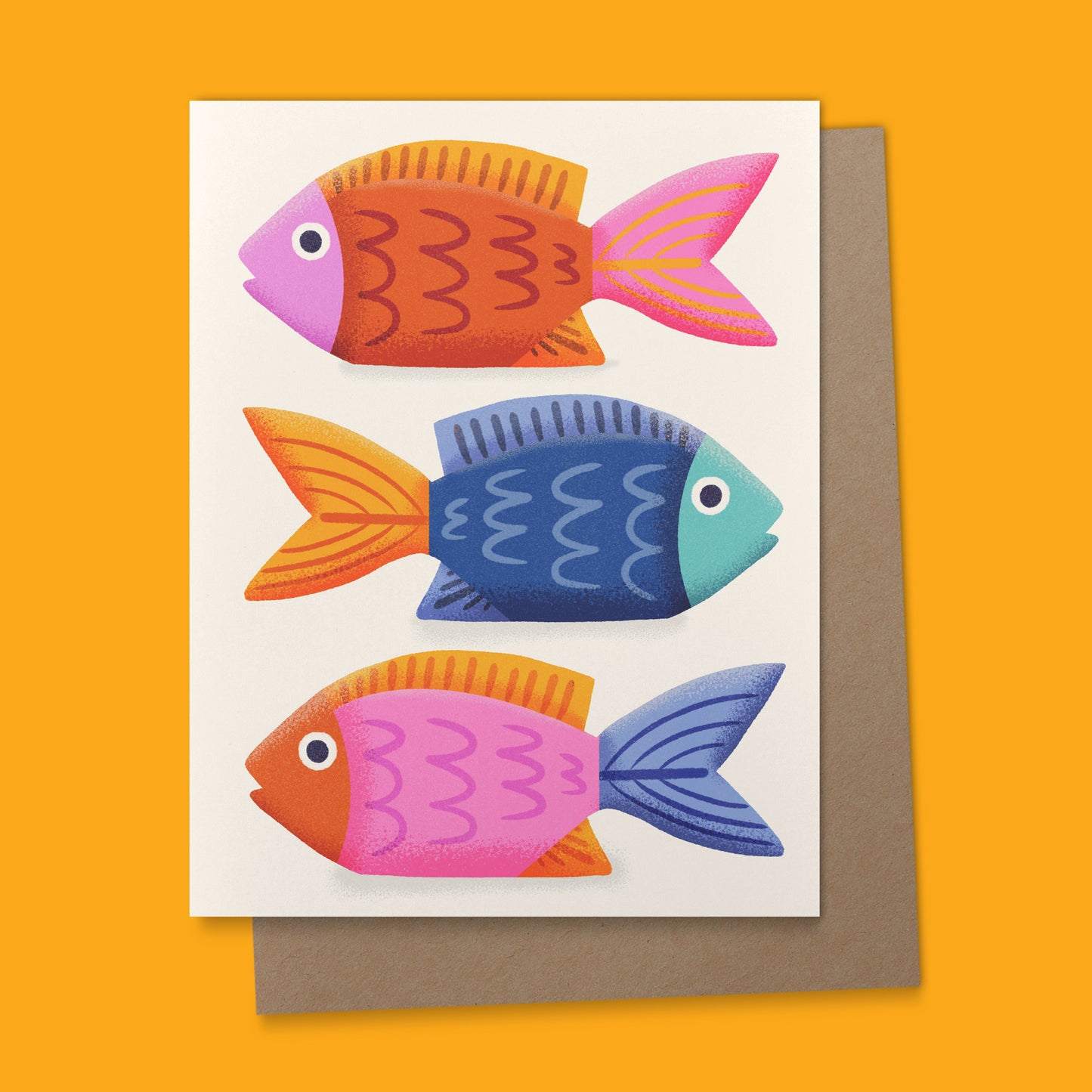 Oaxcan Fish Greeting Card