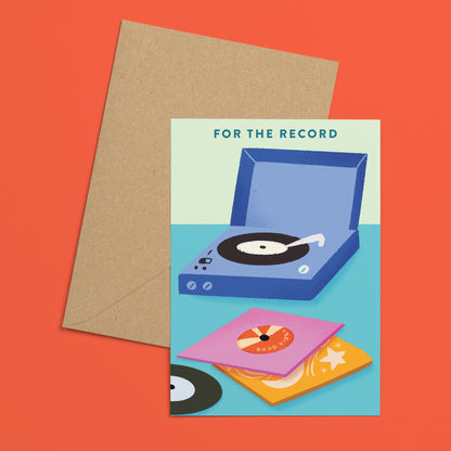 For The Record Greeting Card