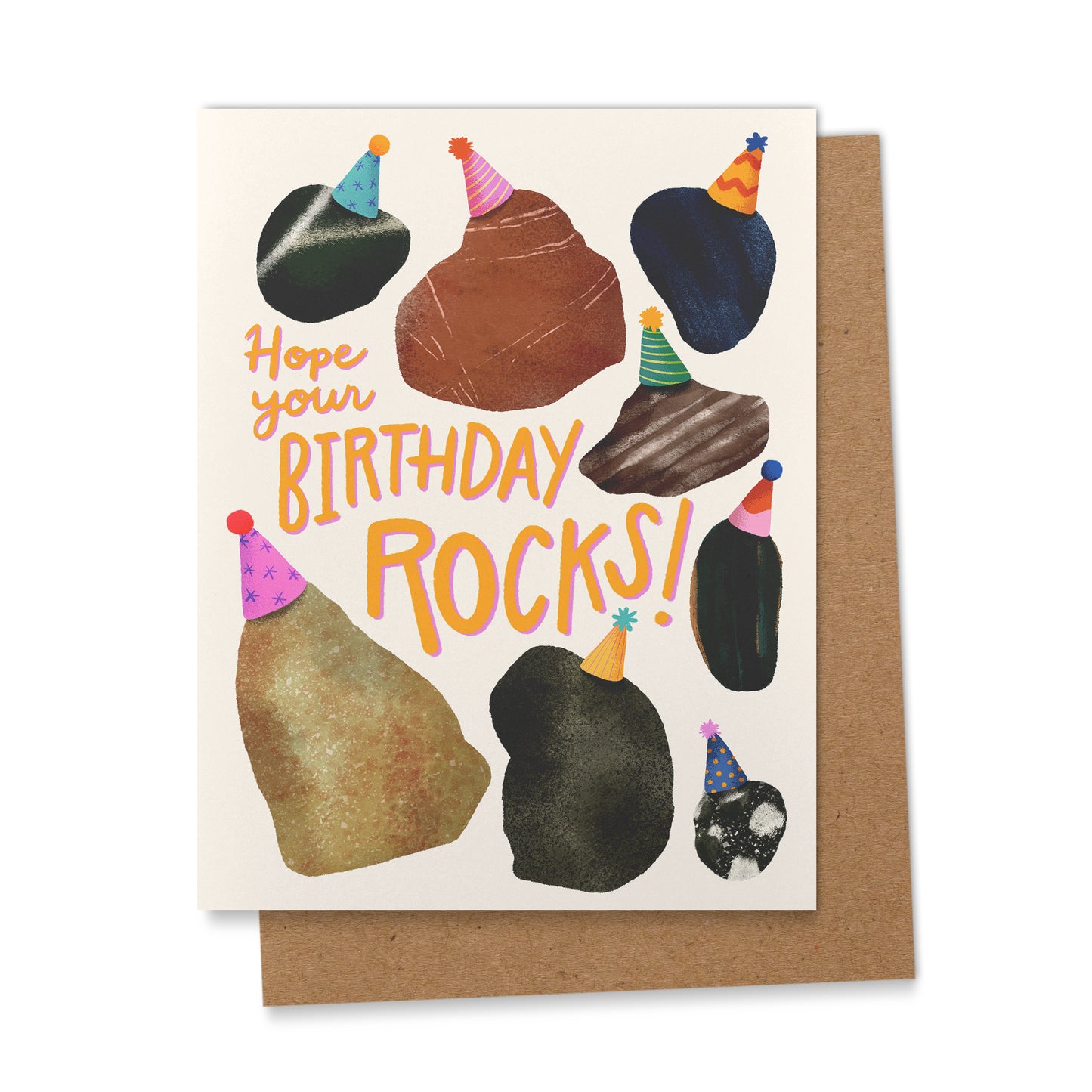 Your Birthday Rocks Greeting Card