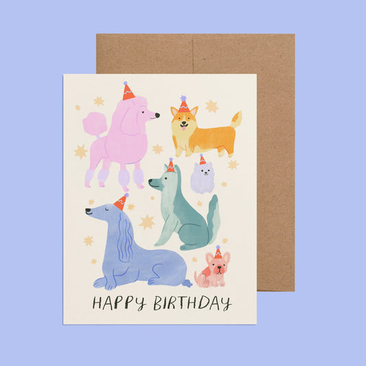 Let's Pawwty Birthday Card