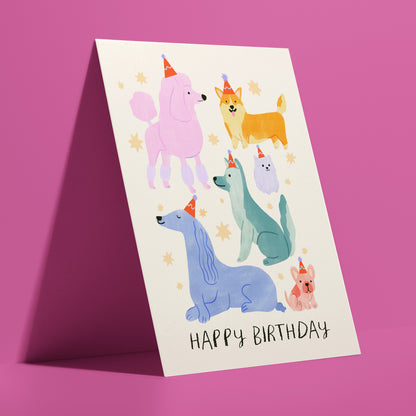 Let's Pawwty Birthday Card