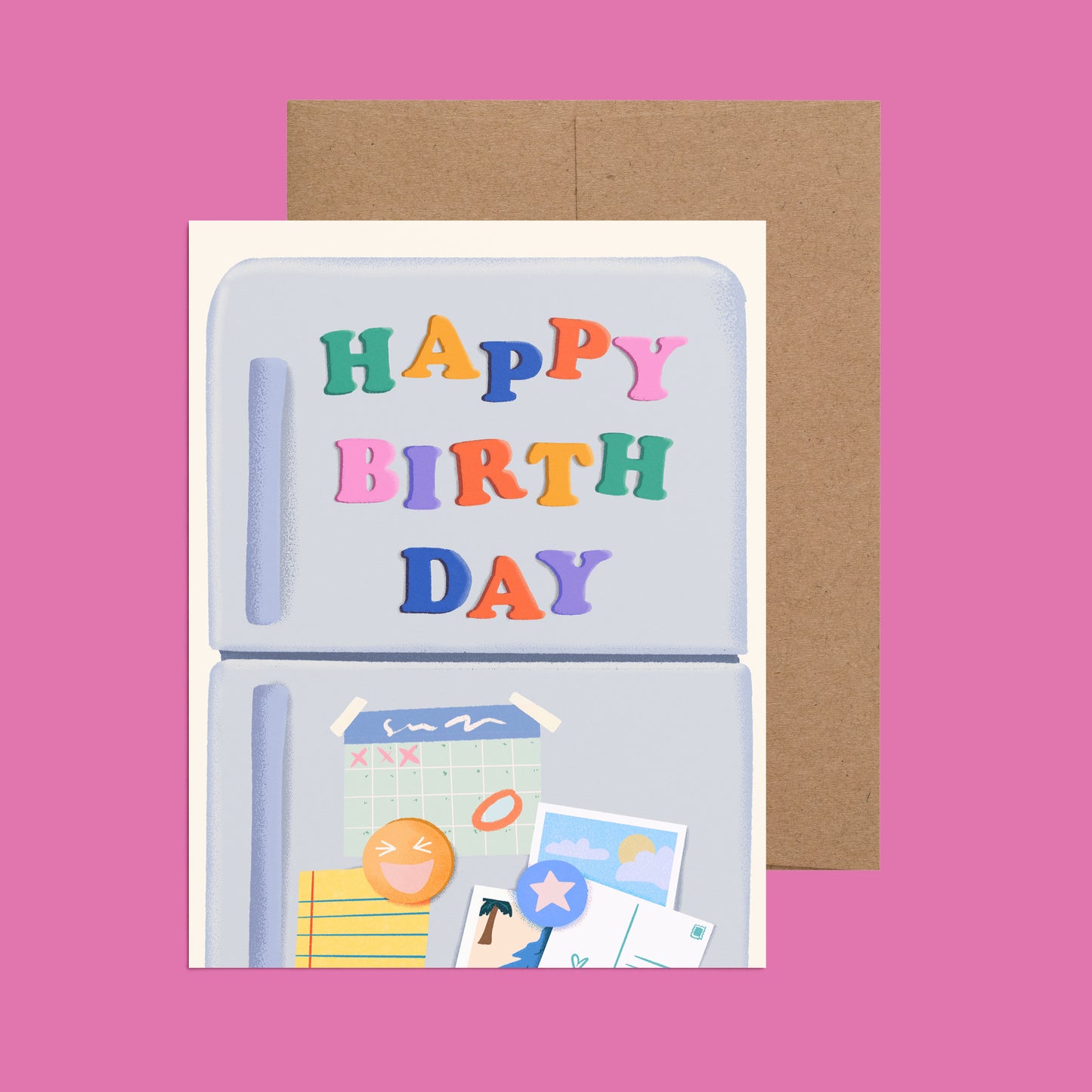 Fridge Magnets Birthday Card