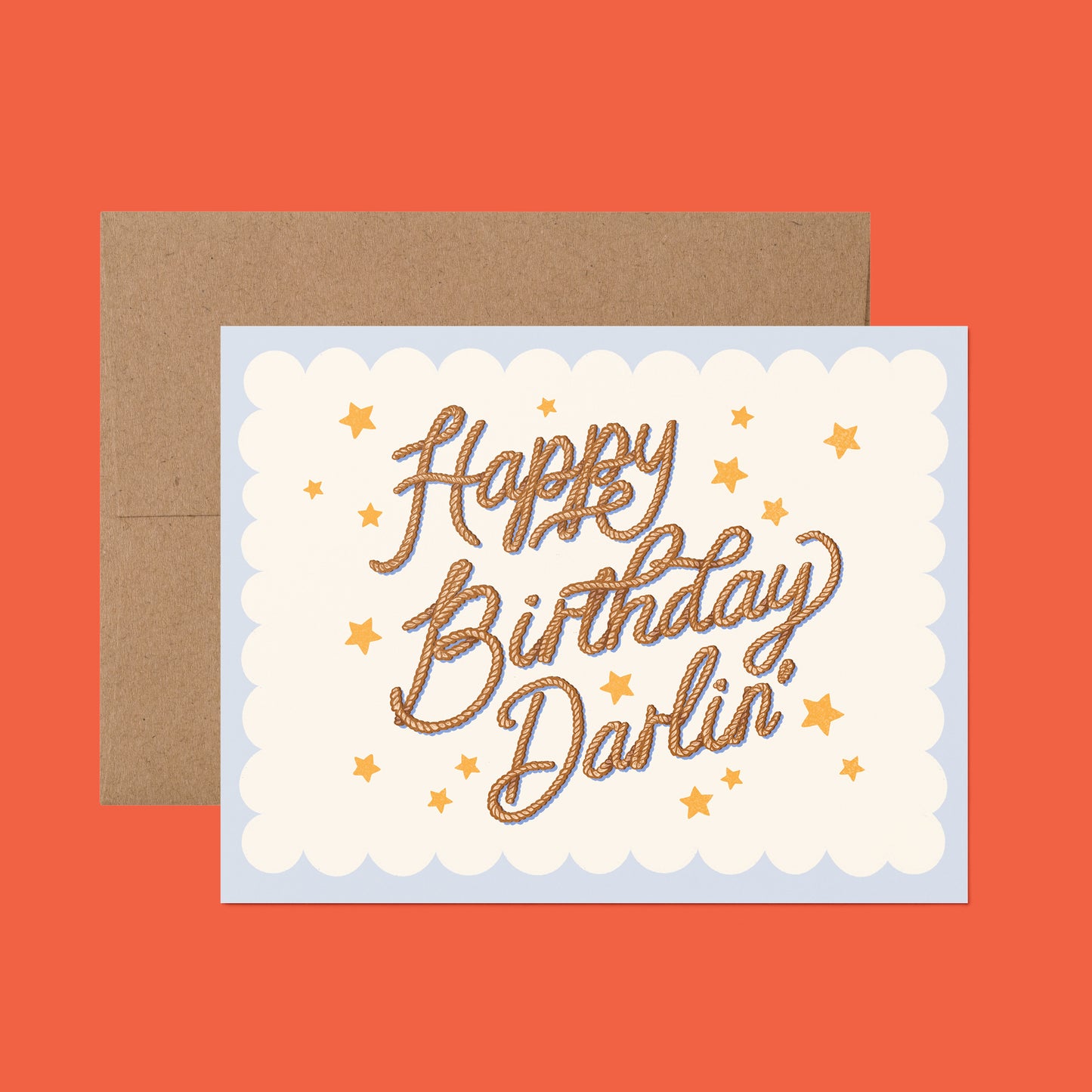 Happy Birthday Darlin' - Birthday Greeting Card