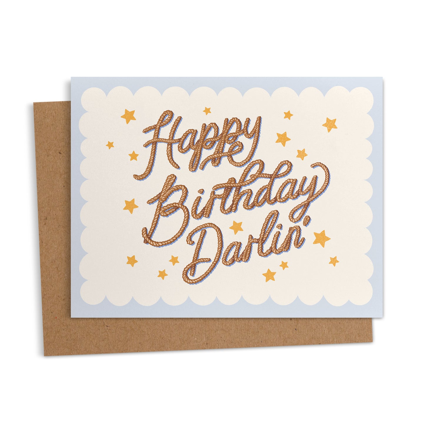 Happy Birthday Darlin' - Birthday Greeting Card