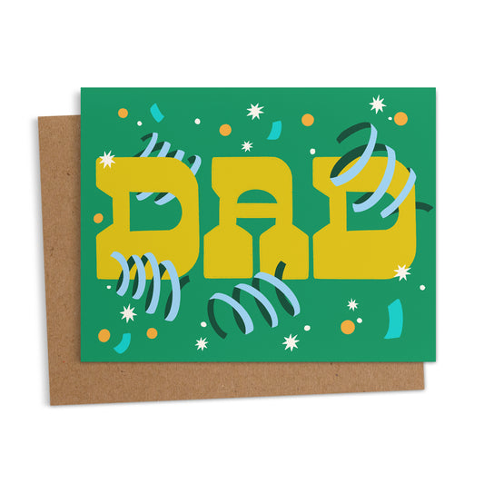 Dad – Ribbons Father's Day Greeting Card