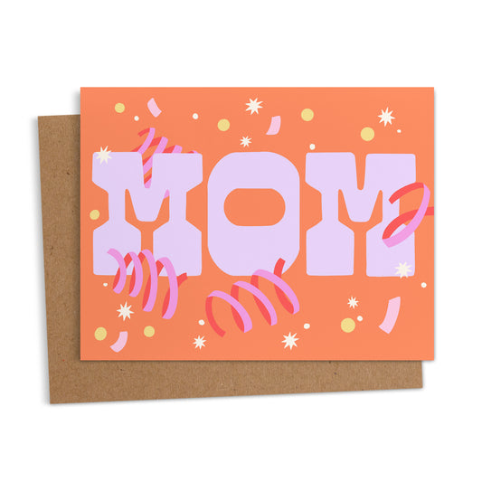 Mom – Ribbons Mother's Day Greeting Card