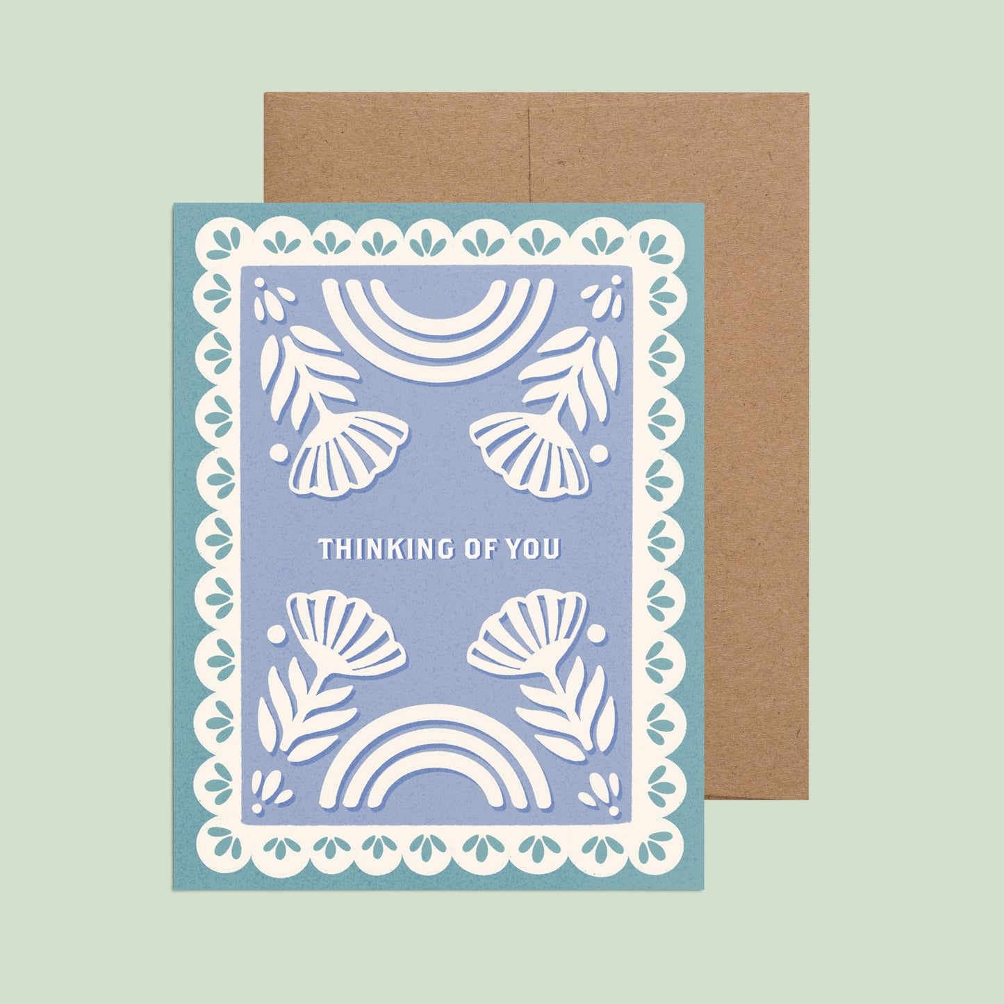 Thinking of You - Papel Picado - Greeting Card