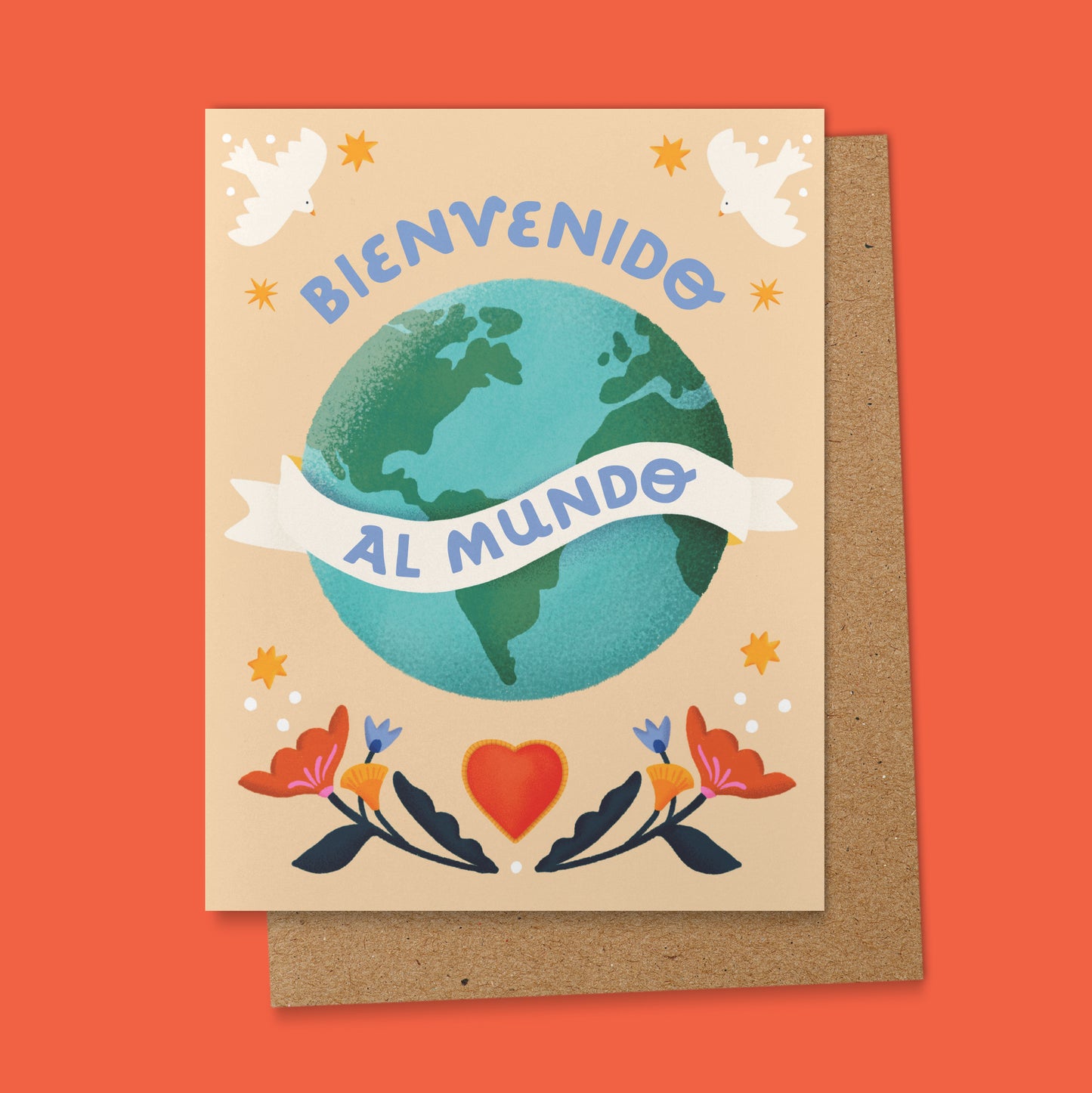 Benvenido Al Mundo - New Baby - Spanish Greeting Card