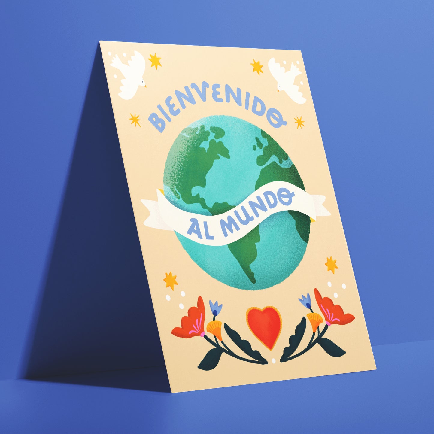 Benvenido Al Mundo - New Baby - Spanish Greeting Card