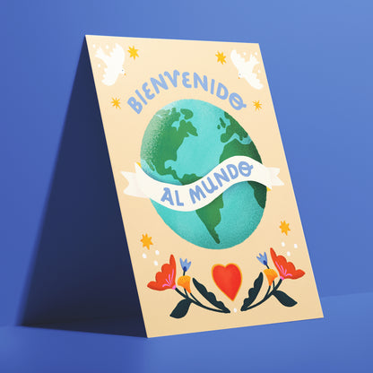 Benvenido Al Mundo - New Baby - Spanish Greeting Card