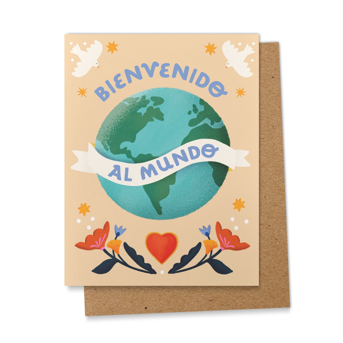 Benvenido Al Mundo - New Baby - Spanish Greeting Card