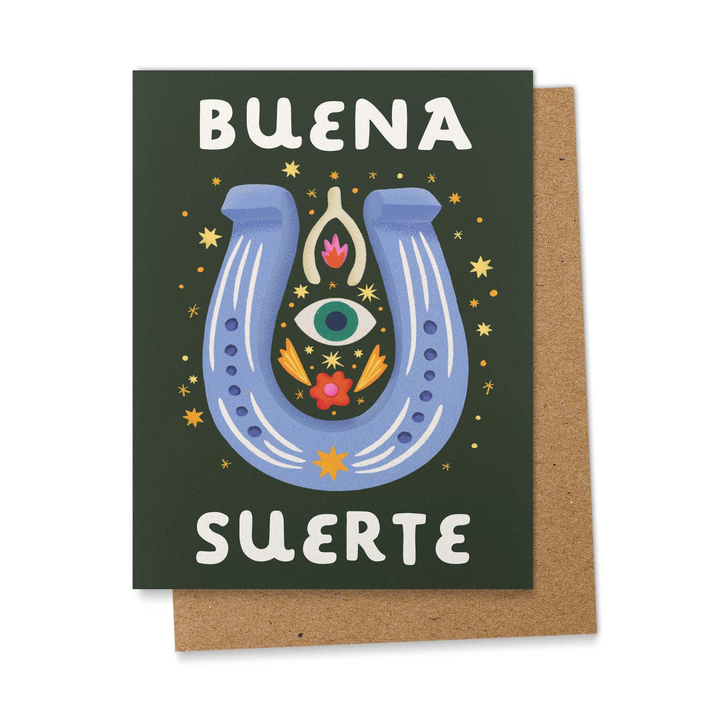 Buena Suerte - Good Luck - Spanish Greeting Card