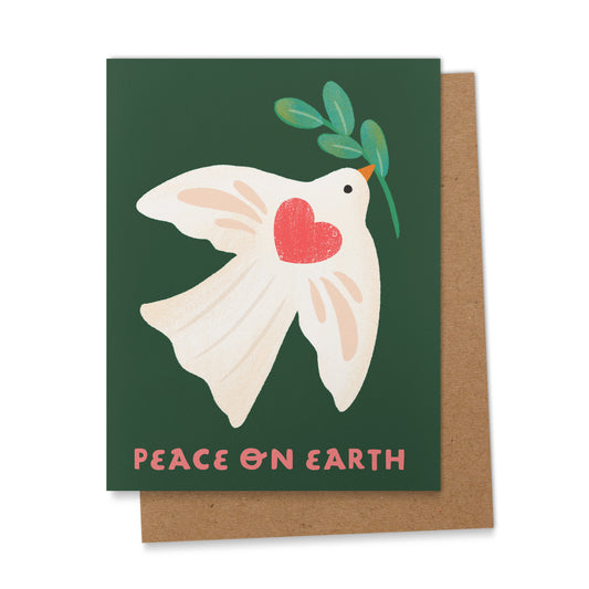 Peace on Earth Christmas greeting Card