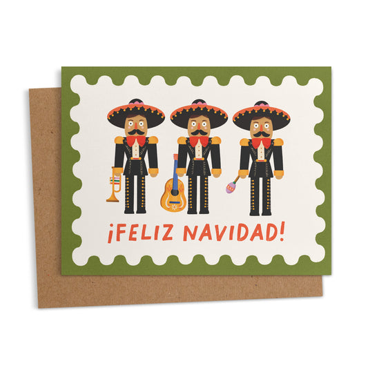 Mariachi Nutcracker Spanish Christmas Card