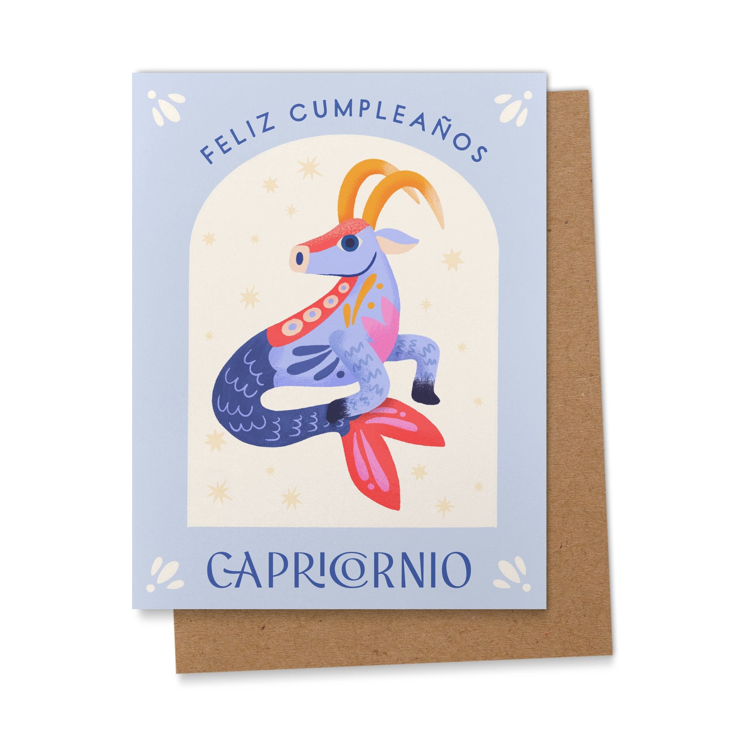 Capricornio Spanish Zodiac Birthday Card