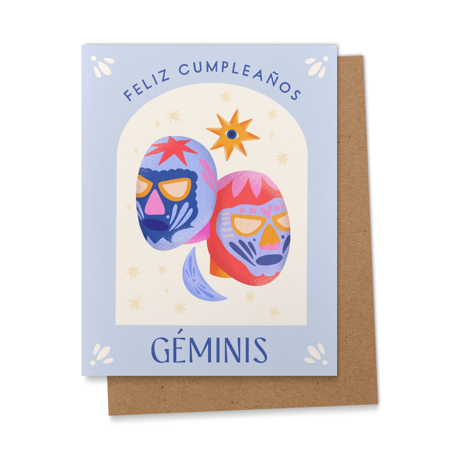 Géminis Spanish Zodiac Birthday Card