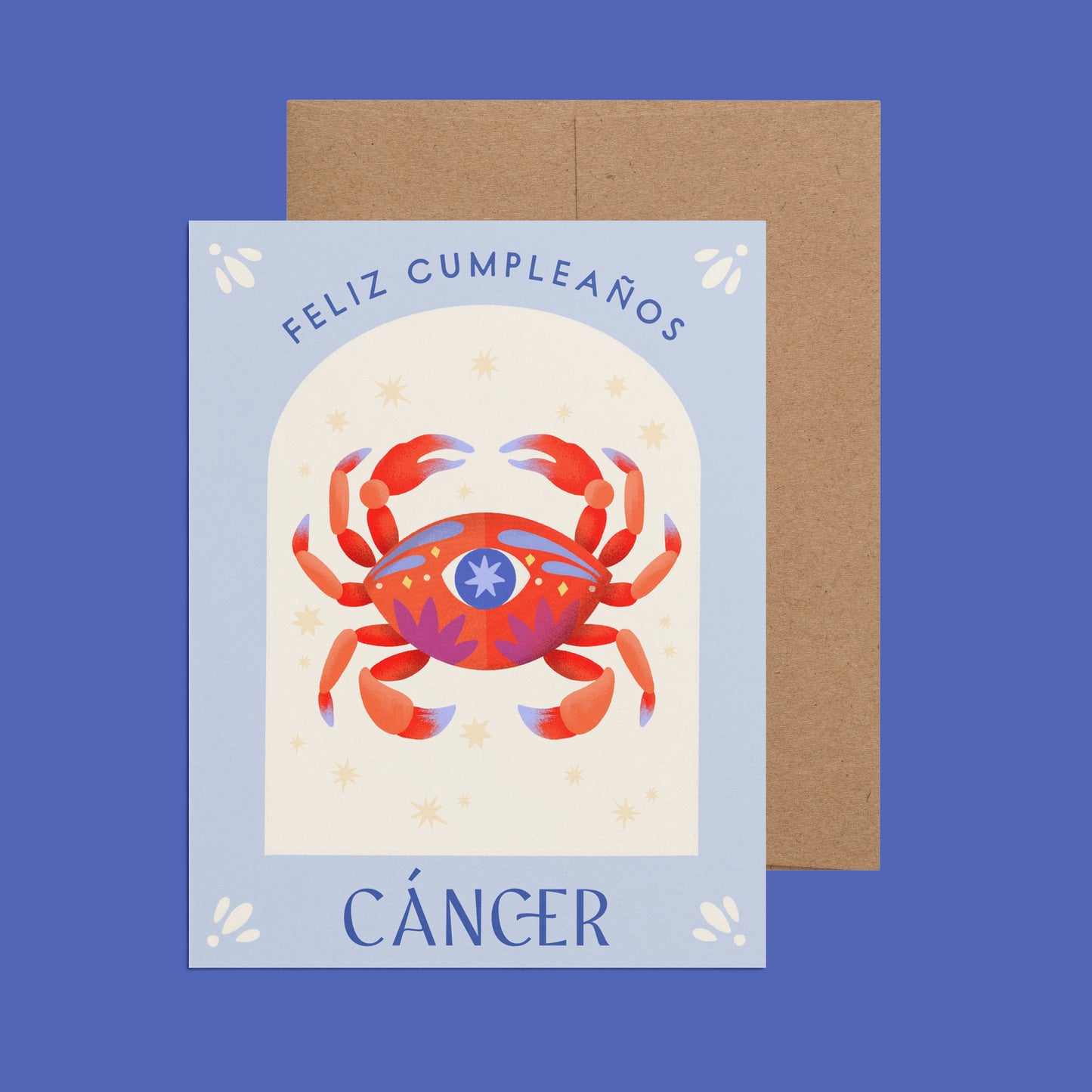 Cáncer Spanish Zodiac Birthday Card