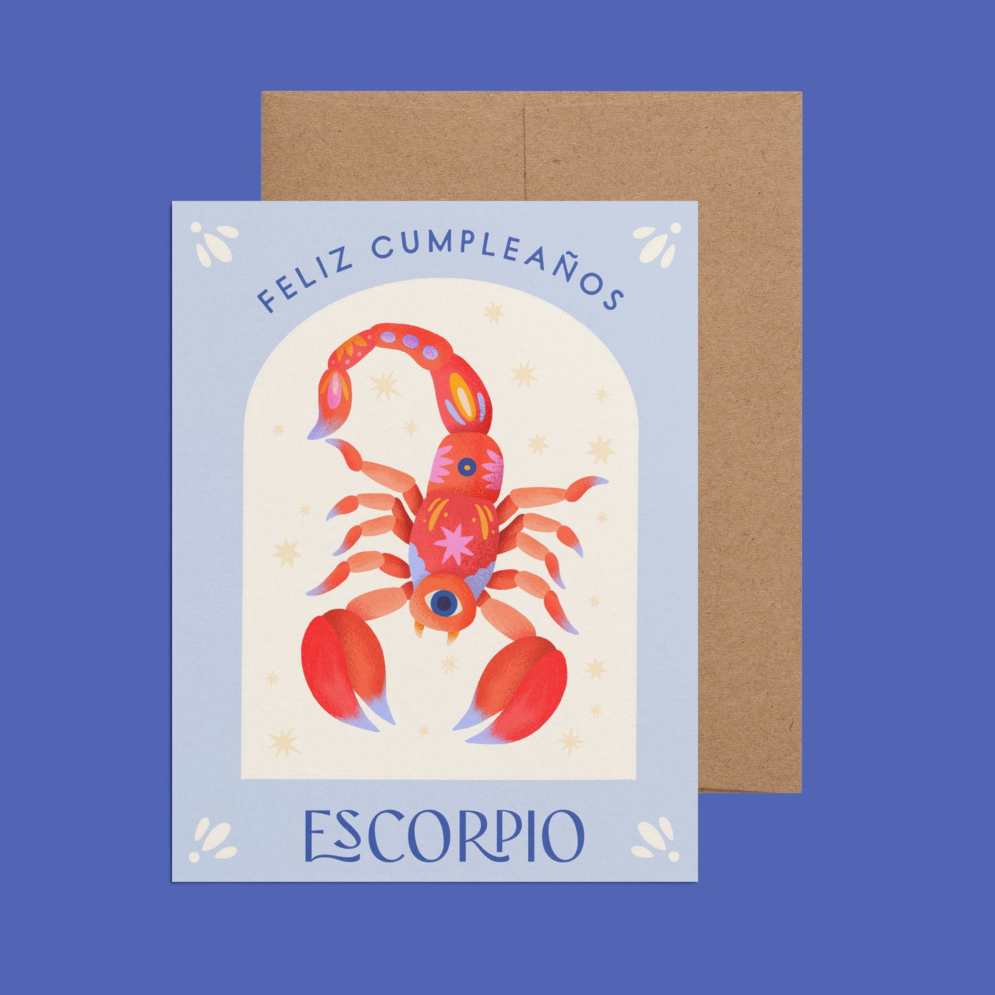 Escorpio Spanish Zodiac Birthday Card