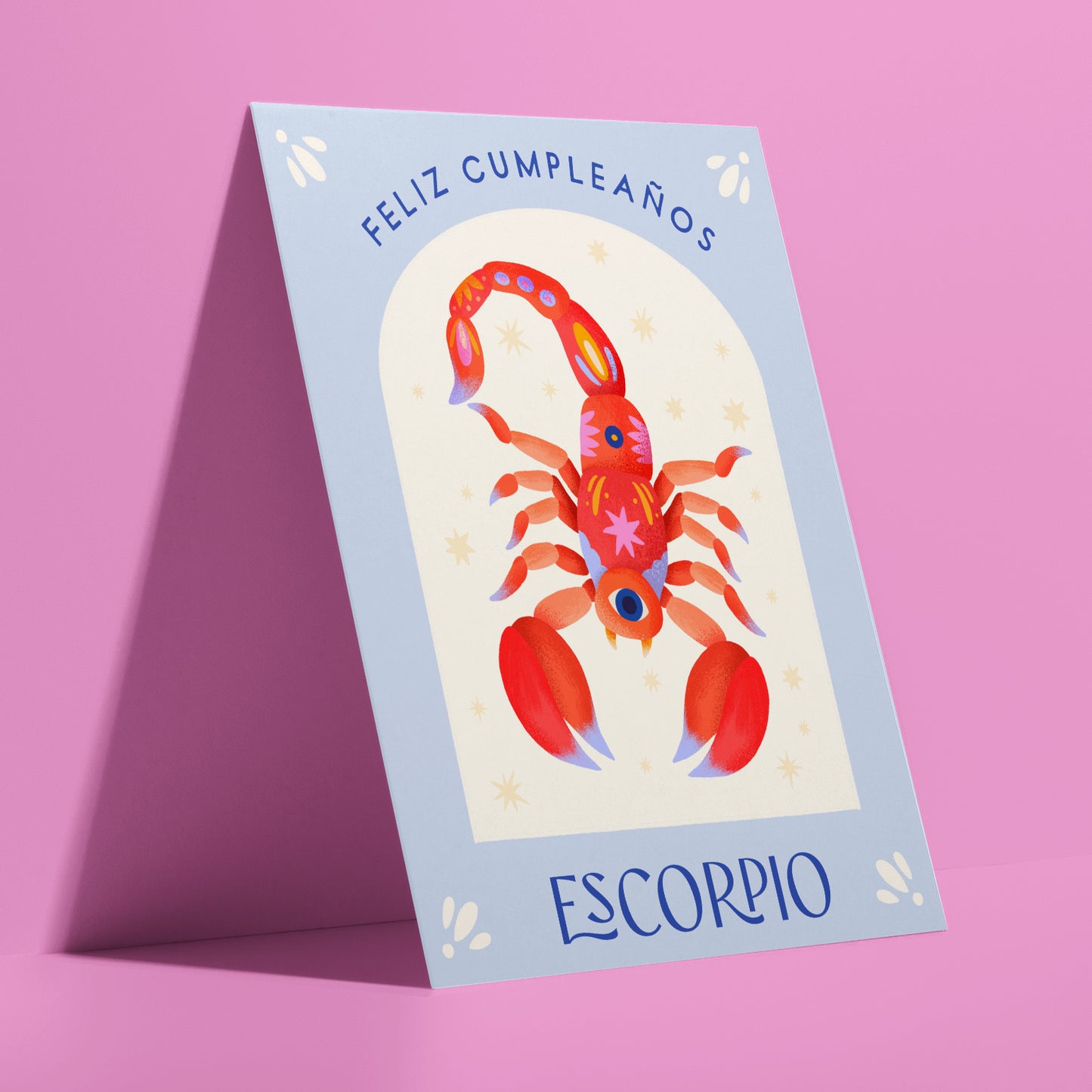 Escorpio Spanish Zodiac Birthday Card