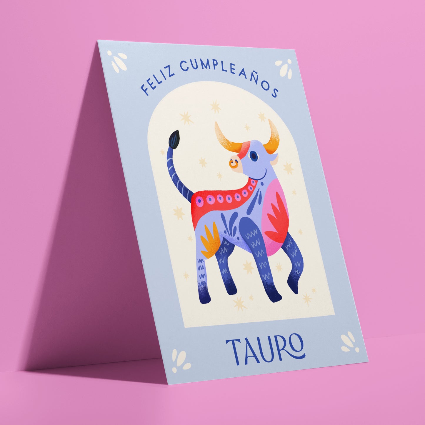 Tauro Spanish Zodiac Birthday Card