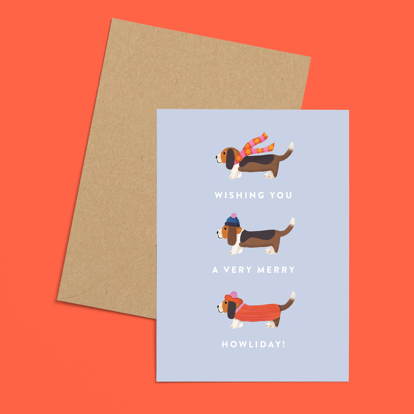 Happy Howliday Greeting Card