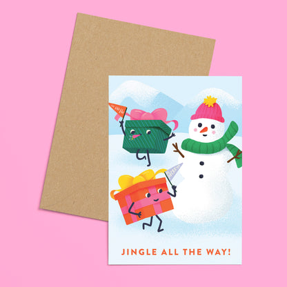 Jingle All The Way Greeting Card