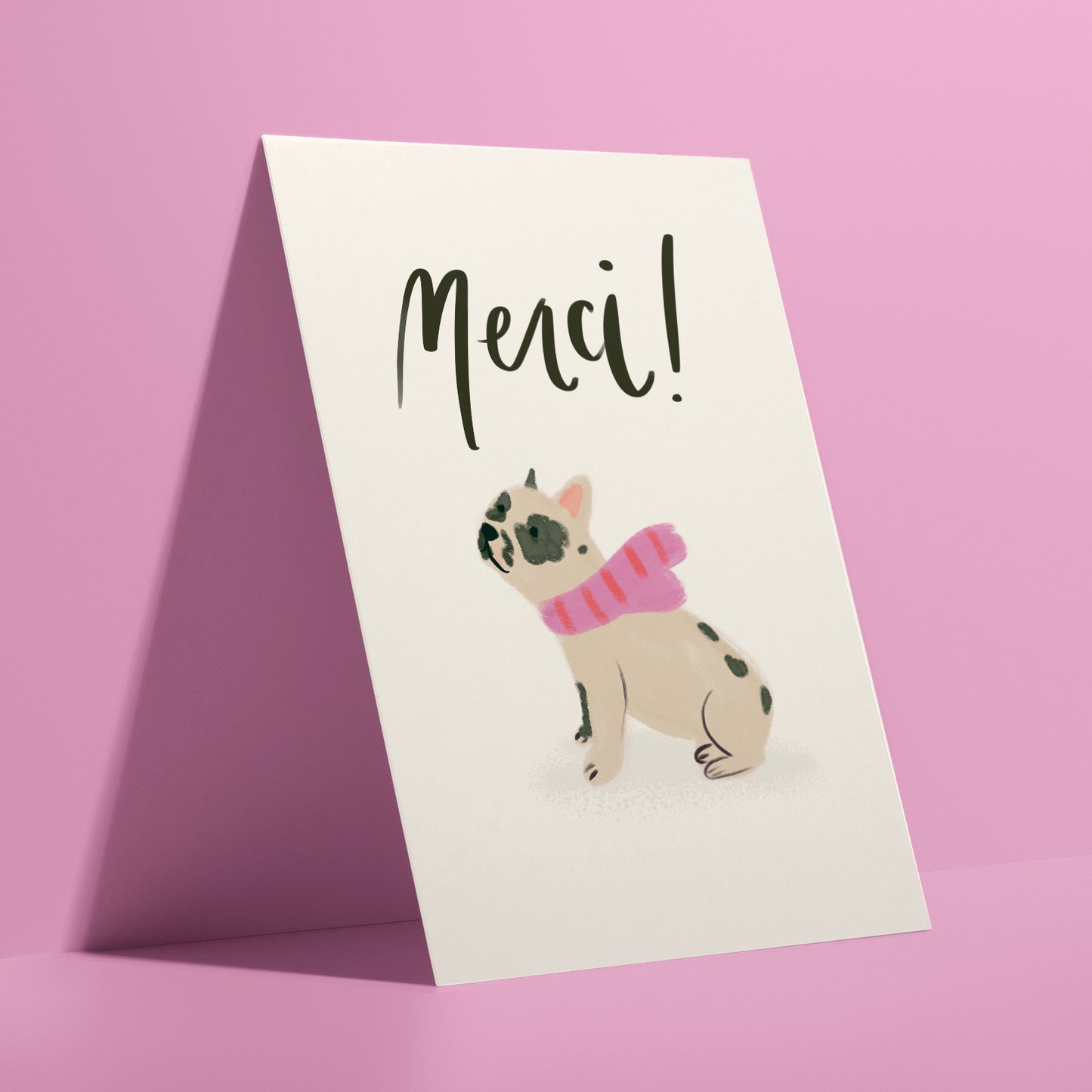 Merci Greeting Card