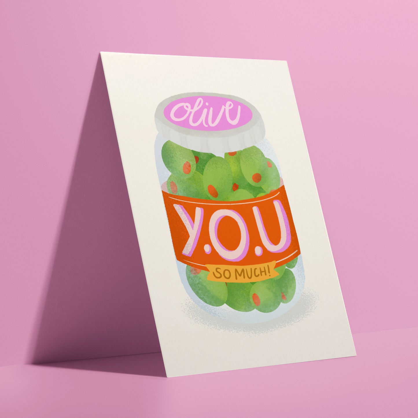 Olive You Greeting Card