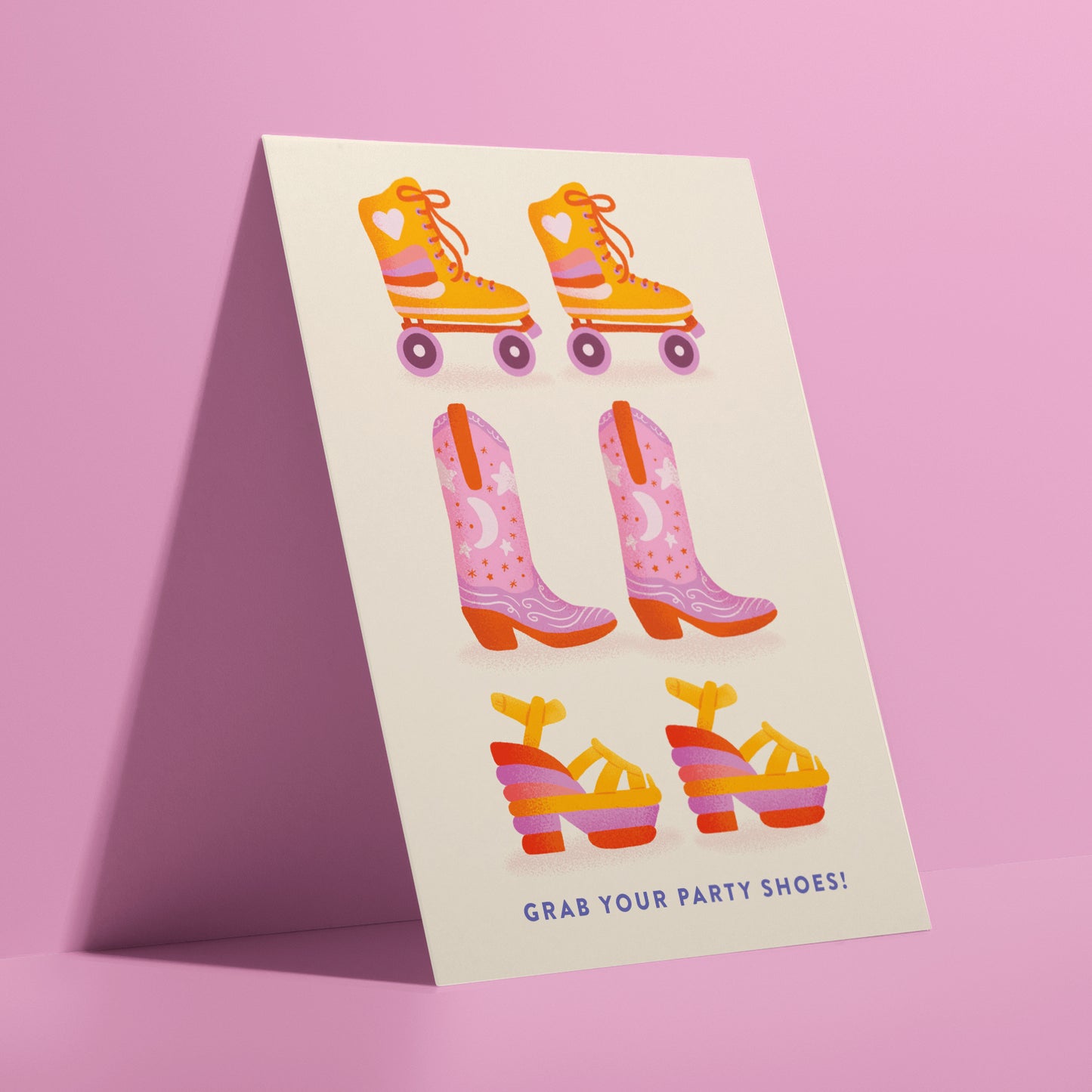 Grab Your Party Shoes Greeting Card