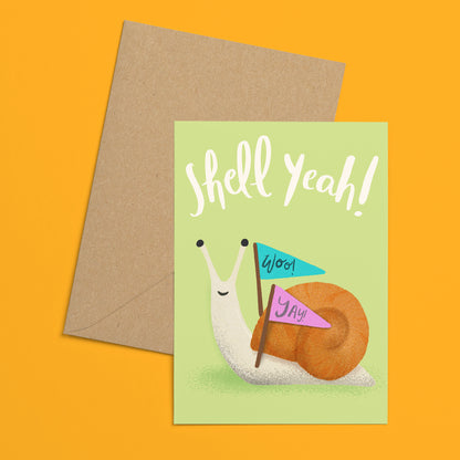 Shell Yeah Greeting Card