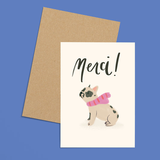 Merci Greeting Card